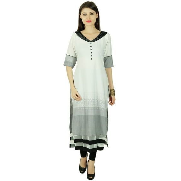 Phagun Ethnic Designer Casual Kurti Bollywood Dotted Women Polyester Tunic