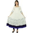 thumbnail image 1 of Phagun Ethnic Designer Floral Kurta Women Bollywood Rayon Kurti Tunic Dress, 1 of 2