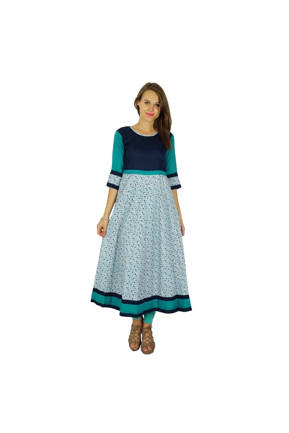 Ethnic Kurti Indian Cotton Designer Bollywood Women Tunic Dress Kurta