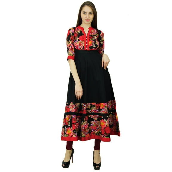Phagun Floral Pattern Kurta Cotton Anarkali Ethnic Kurti Designer Dress
