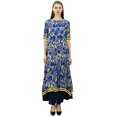 thumbnail image 1 of Phagun Floral Printed Rayon Designer Tunic Dress Ethinc Ladies Kurti, 1 of 1