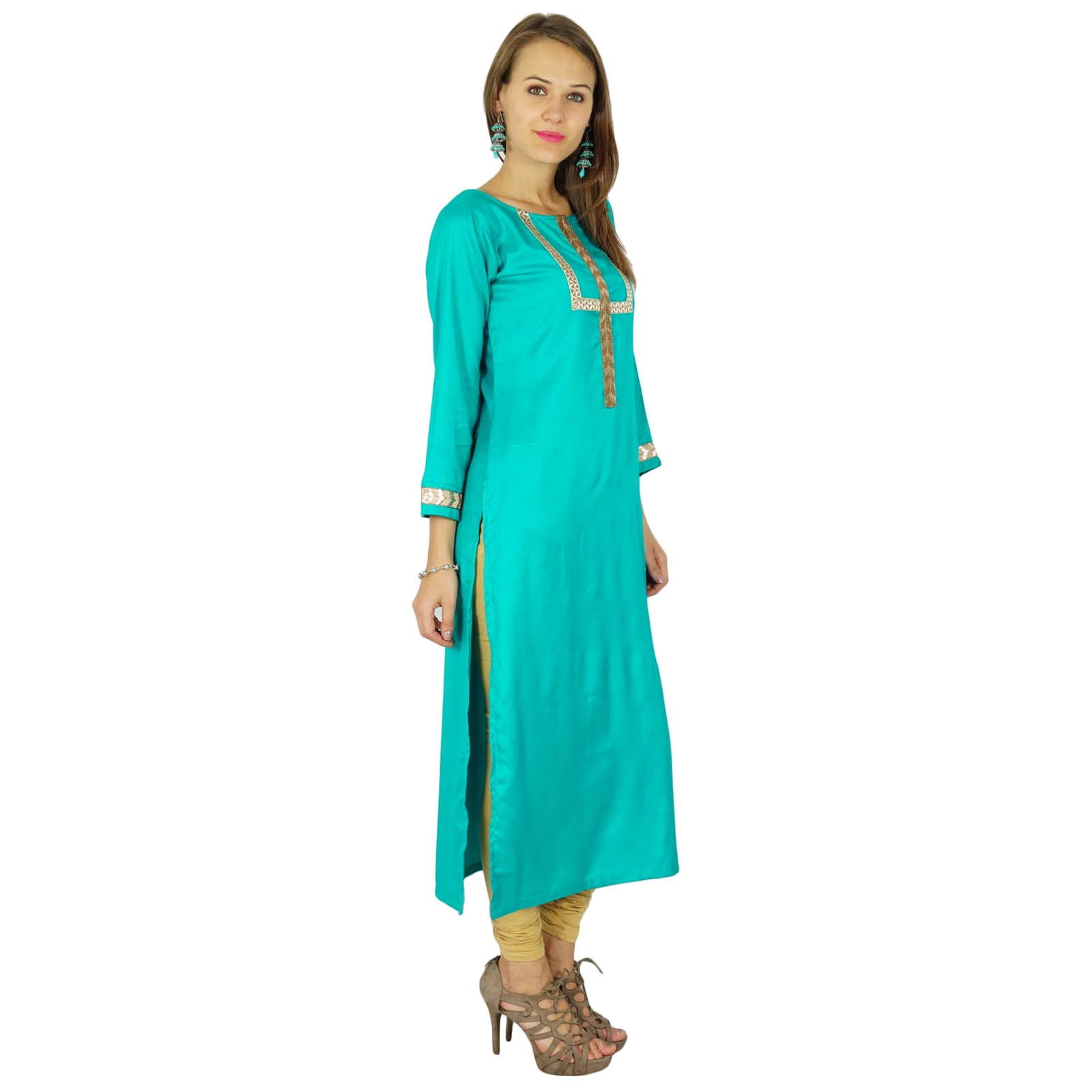Indiase vrouwen Bollywood Kurta etnische ontwerper Kurti