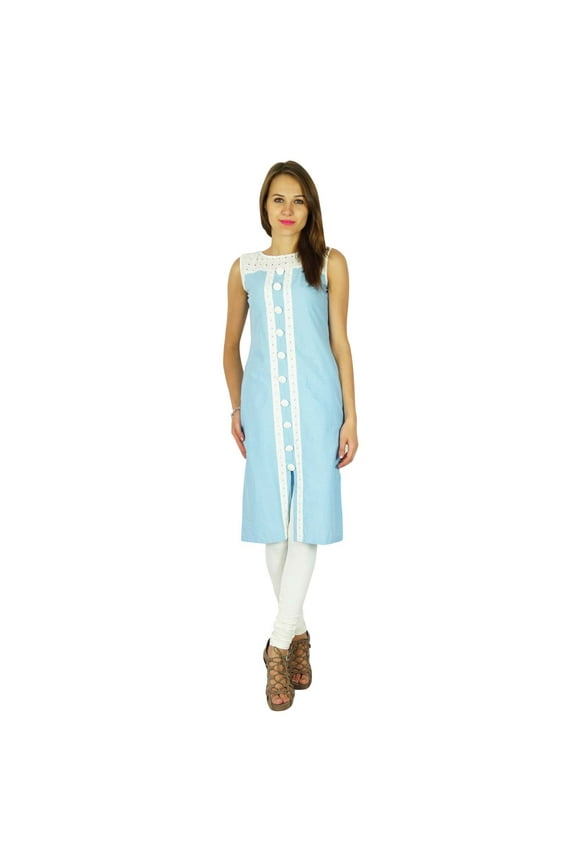 Indian Designer Bollywood Kurta Women Ethnic Kurti Casual Tunic Dress
