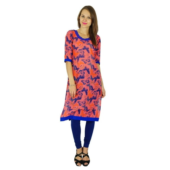 Phagun Indian Designer Bollywood Kurta Women Ethnic Kurti Cotton Tunic Dress
