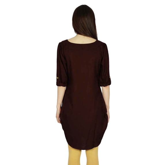 Phagun Indian Designer Bollywood Kurta Women Ethnic Kurti Rayon Top Tunic Dress