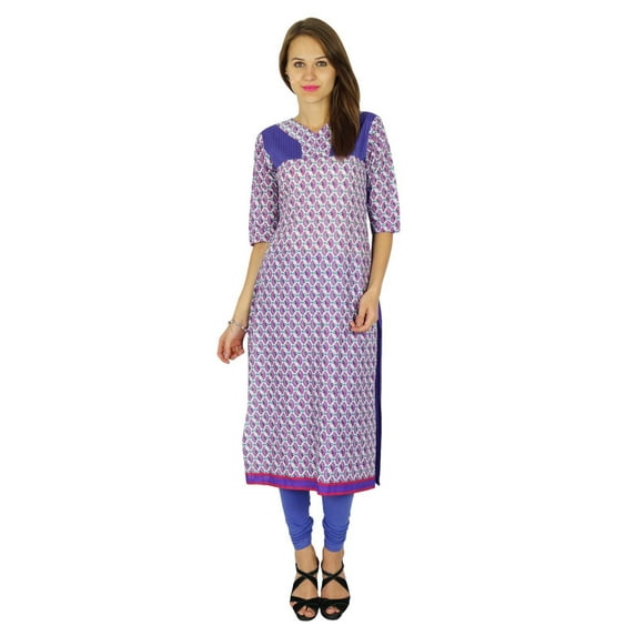 Phagun Indian Ethnic Kurti Cotton Designer Bollywood Kurta Women Tunic Dress