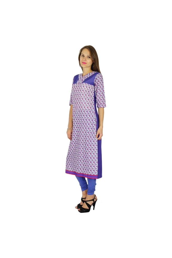 Indian Ethnic Kurti Cotton Designer Bollywood Kurta Women Tunic Dress