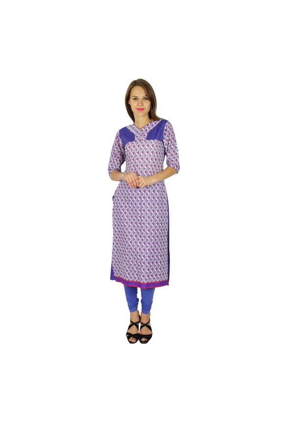 Indian Ethnic Kurti Cotton Designer Bollywood Kurta Women Tunic Dress