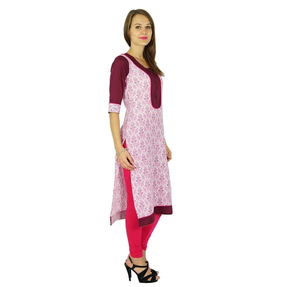 Phagun Indian Ethnic Kurti Cotton Designer Bollywood Kurta Women Tunic Dress