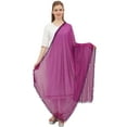 thumbnail image 1 of Phagun Indian Women Chiffon Dupatta Neck Wrap Long Stole Scarves Chunni-Plum, 1 of 5