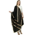 thumbnail image 1 of Phagun Indian Women's Designer Chunni Cotton Dupatta Ethnic Stole Scarves-Black, 1 of 5