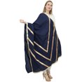 thumbnail image 1 of Phagun Indian Women's Designer Chunni Cotton Dupatta Ethnic Stole Scarves-Navy Blue, 1 of 7