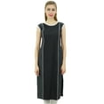 thumbnail image 1 of Phagun Ladies Solid Cotton Black Casual Sleeveless Indian Ethnic Kurta Kurti-4, 1 of 4