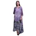 thumbnail image 1 of Phagun Mughal Womens Long Beach Kaftan Beachwear Bikini Coverup Maxi Dress-XL-2X-3X, 1 of 4
