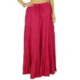 thumbnail image 1 of Phagun Resort Wear Skirt Long Maxi Skirt Beach Wear Cotton Summer Wear, 1 of 1