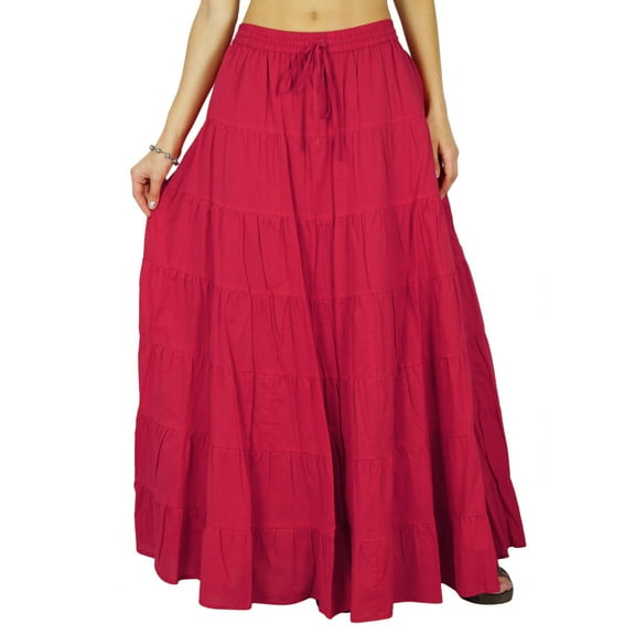 Phagun Skirt Long Maxi Skirt Beach Wear Cotton Summer Wear Clothing