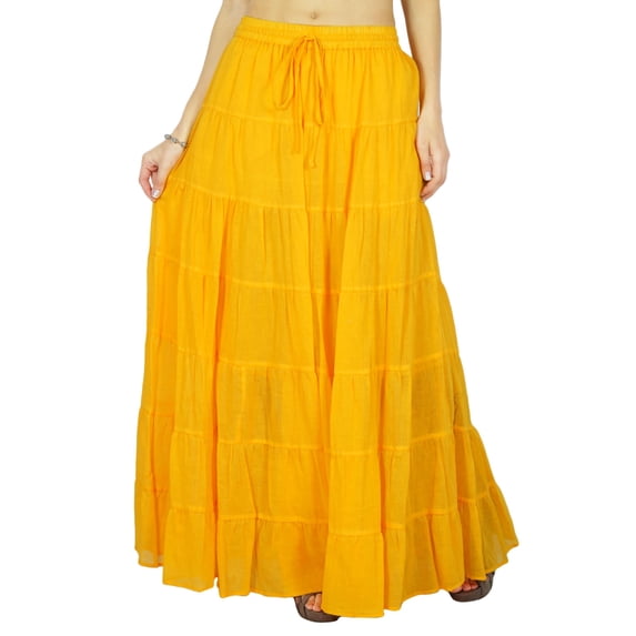 Phagun Skirt Long Maxi Skirt Beach Wear Cotton Summer Wear Clothing
