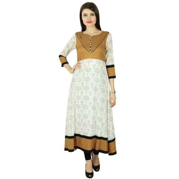 Phagun Tree Kurta Women Ethnic Kurti Cotton Top Tunic Dress