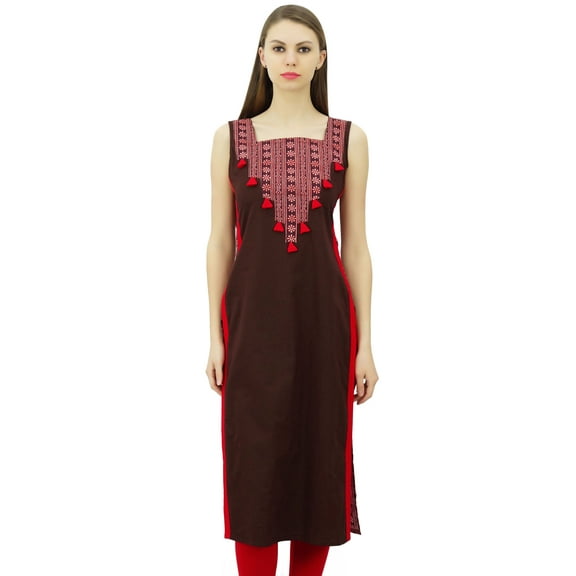 Phagun Women Cotton Designer Kurta Summer Tunic Ethnic Indian Casual Wear
