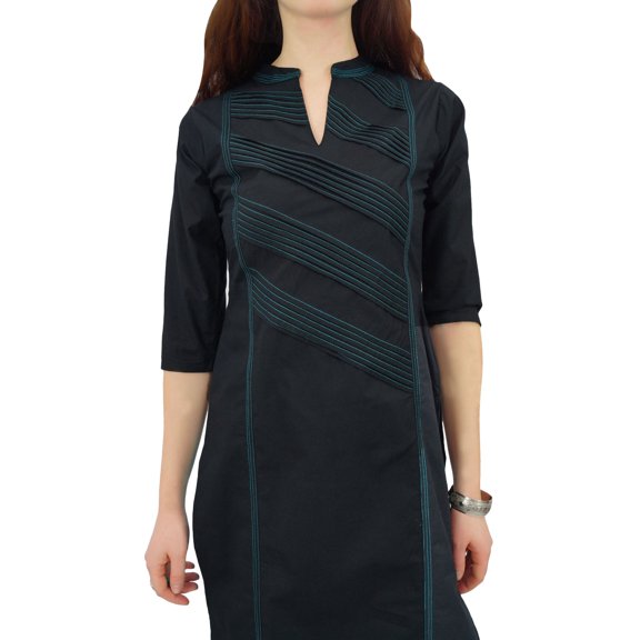 Phagun Women Cotton Straight Pintex Kurta Kurti Casual Summer Indian Ethnic Tunic Top