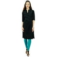 thumbnail image 1 of Phagun Women Cotton Straight Pintex Kurta Kurti Casual Summer Indian Ethnic Tunic Top, 1 of 2