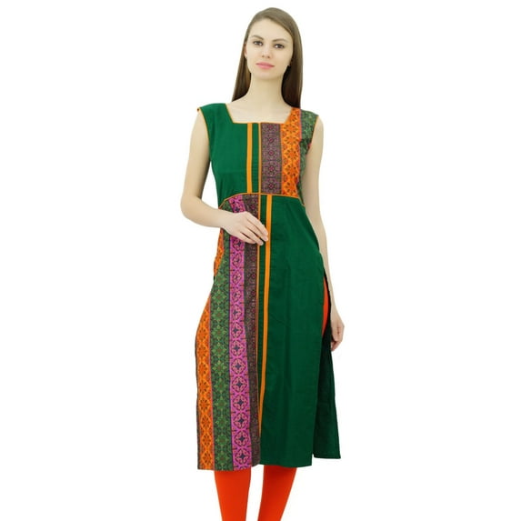 Phagun Women Cotton Tunic Kurta Kurti Summer Indian Casual Top