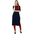 thumbnail image 1 of Phagun Women Indian Ethnic Cotton Kurti Casual Wear Tunic Top Straight Kurta, 1 of 1