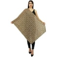 thumbnail image 1 of Phagun Women Neck Wrap Dupatta Scarf Rabbit Print Cotton Voile Long Stole-Light Olive Green, 1 of 1