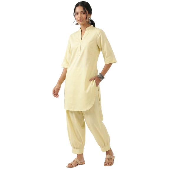 Phagun Women Pathani Kurta Set, with Salwar Pants, Casual Ethnic Wear