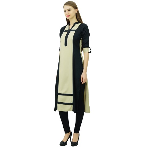Phagun Women Rayon Straight Pannel Kurta Casual Summer Tunic Blouse
