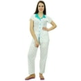 thumbnail image 1 of Phagun Women Short Sleeve Printed Shirt Cotton Pyjama Set Sleepwear - Choose Size, 1 of 6
