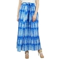 thumbnail image 1 of Phagun Women's Blue Cotton Women Yoga Pajama Summer Fisherman Harem Pants-S, 1 of 7