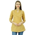 thumbnail image 1 of Phagun Women's Cotton Tunic Top 3/4 Sleeves Summer Top Indian Ethnic Blouse, 1 of 8