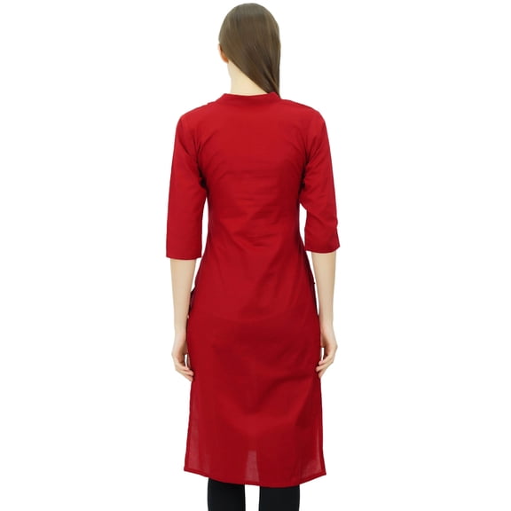 Phagun Womens Cotton Tunic Ethnic Kurta Casual Formal Indian Ladies Kurti