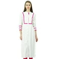 thumbnail image 1 of Phagun Womens Rayon Straight Tunic Kurta Open Front Kurti Mandarin Collar Indian Top, 1 of 9