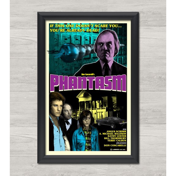 Phantasm Movie Poster, Horror Film Wall Art Print