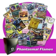 Phantasmal Flames TCG Pokemon Compatible Random Assortment Bundle || Ultra Rare + 30 Random Cards Deck Box