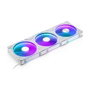 Phanteks D30-140 DRGB PWM FAN 3Pack, Reverse Airflow Model,Premium D-RGB Performance Fans, ARGB/DRGB lighting, Daisy-chain Fan Linking system, White, 3Pack