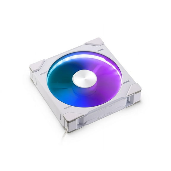 Phanteks D30-140 DRGB PWM FAN, Reverse Airflow Model, Premium D-RGB Performance Fan, ARGB/DRGB lighting, Daisy-chain Fan Linking system, White