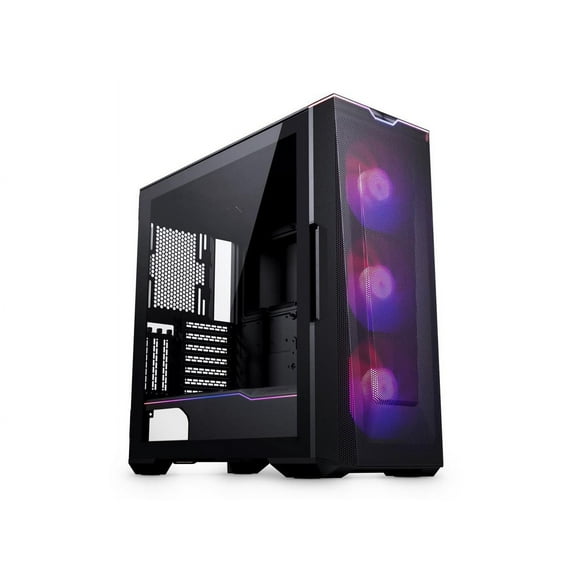 Phanteks Eclipse G500A DRGB, High Performance Mid-Tower Case, Mesh Front Panel, Integrated D/A-RGB Lighting, Tempered Glass Window, 3x M25-140 D-RGB Fans, Black