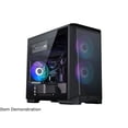 thumbnail image 1 of Phanteks Eclipse P200A D-RGB, high airflow Ultra-fine mesh design, mini-ITX tower, Digital-RGB Lighting, 120mm D-RGB case fans, Tempered Glass, Black, 1 of 12
