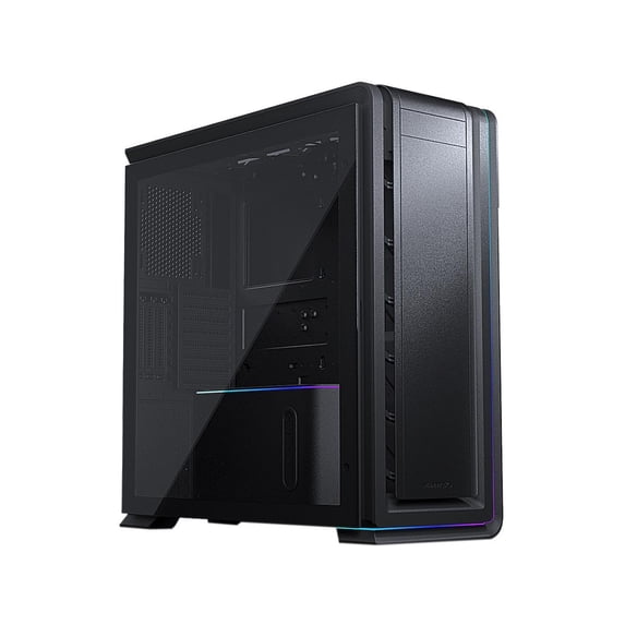 Phanteks Enthoo 719 High Performance Full Tower - Tempered Glass, Aluminum Panel, Dual System/PSU Support, Massive Storage, Fan Hub, Digital RGB Lighting - Satin Black