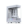thumbnail image 1 of Phanteks Evolv X2 Matrix Mid Tower ATX Gaming Chassis with 900 LED Matrix Display, Fabric Interior Panel, Vertical Cooling System, Tempered Glass, Integrated D-RGB Lighting, Grey White, 1 of 6