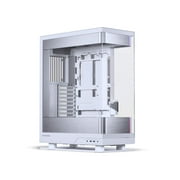 Phanteks Evolv X2, Mid-Tower Gaming Chassis, Vertical Cooling System, See-through Tempered Glass Chassis, Brushed Aluminum interior panel with Integrated D-RGB Lighting, Silver White