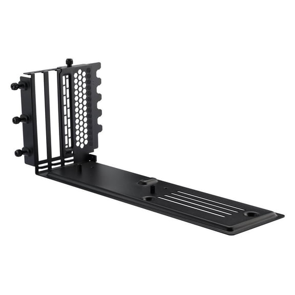 Phanteks Gen4 Vertical GPU Bracket Reinforced, 220mm Flat Line PCI-E Gen4 x16 Riser Cable Kit, Black