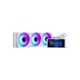 thumbnail image 1 of Phanteks PHGO360M25G2LCD Glacier One 360M25 LCD 360mm Liquid CPU Cooler White, 1 of 5