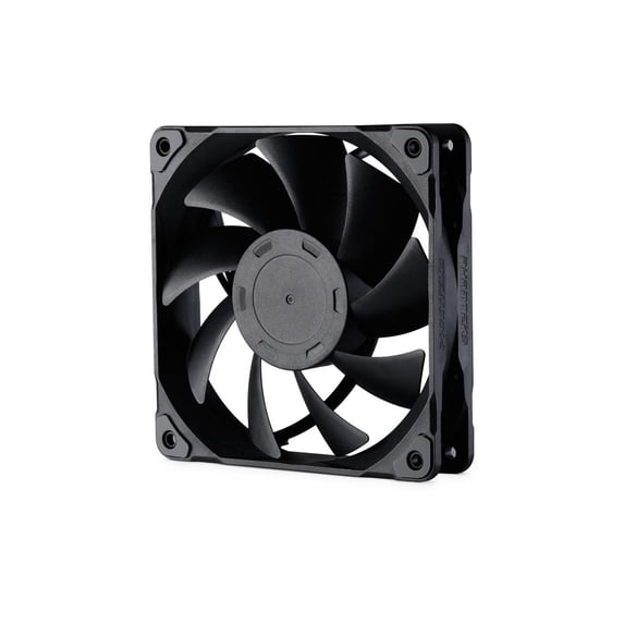 Phanteks M25-120 fan, High-Airflow radiator performance, PWM control up to 2000RPM, Daisy-Chain cable, Black