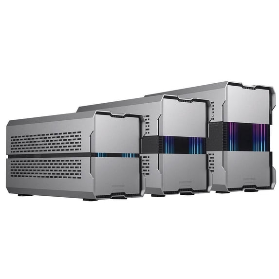 Phanteks Mini-ITX Computer Case with Liquid Cooler Support, Multicolor