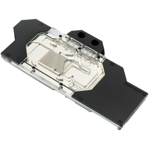 Phanteks PH-GB2080TiFE for RTX 2080 Ti and 2080 Founders Edition, Nickel-Plated Copper Base, Aluminum Cover, Acrylic cover, Digital RGB Lighting, Full Water Block, Satin Black Edition.