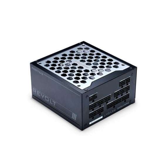 Phanteks Revolt 1200W 80PLUS Platinum, ATX 3.0, PCIe 5.0, Fully Modular, Cable-less, Power Supply Unit Only (cables sold separately), Black